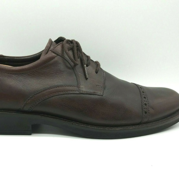 Ecco Brown Brogue Cap Toe Derby US 11-11.5 Eur 45 main image 6